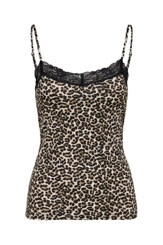 Caraco en coton biologique - Marron et noir