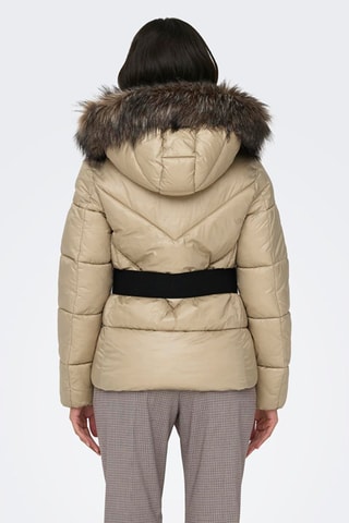 Doudoune à capuche - Beige