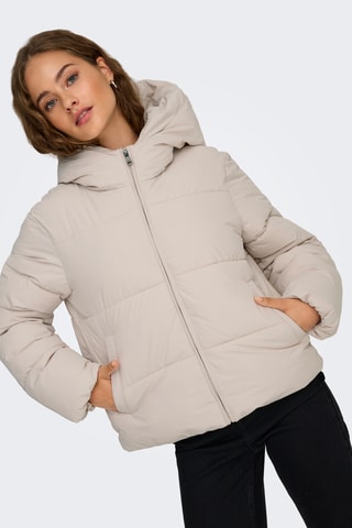 Doudoune à capuche - Beige