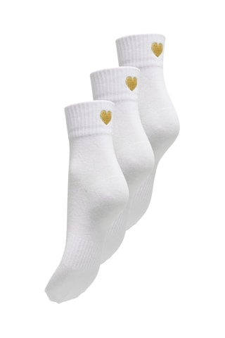 3 paires de chaussettes - Blanc