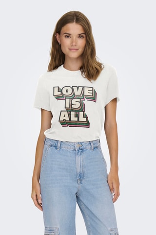 T-shirt - Blanc cassé