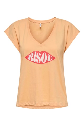 T-shirt en coton biologique - Camel