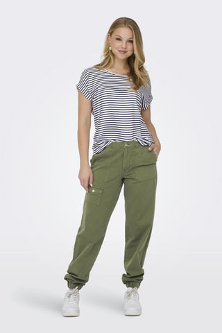 T-shirt - Blanc et bleu marine