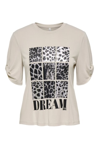 T-shirt regular - Beige