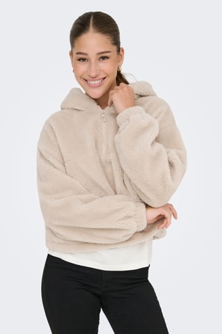 Sweat à capuche - Beige