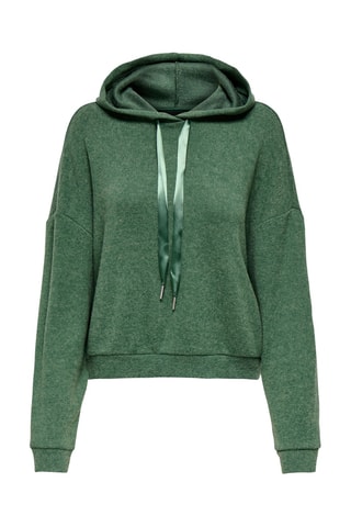 Sweat à capuche - Vert chiné