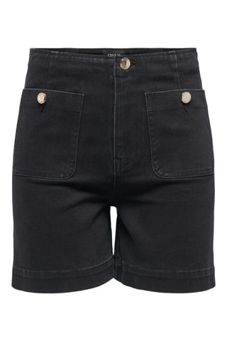 Short en jean - Noir