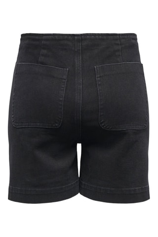 Short en jean - Noir