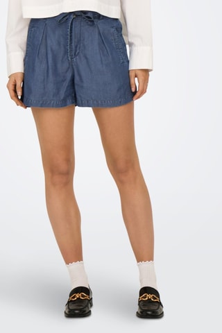 Short en jean - Bleu foncé