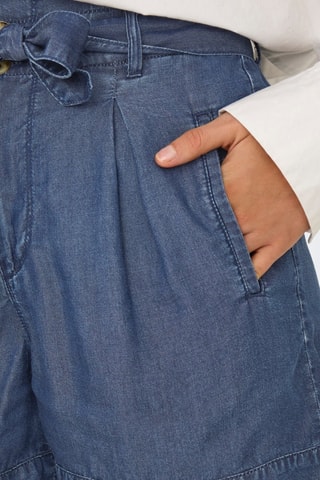 Short en jean - Bleu foncé