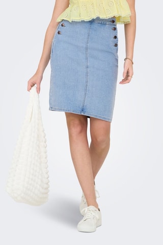 Jupe midi - Ciel