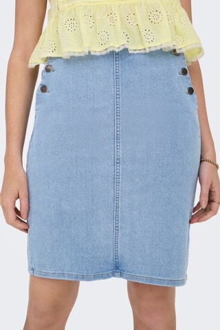 Jupe midi - Ciel
