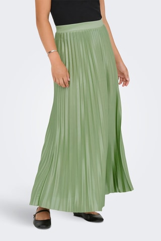 Jupe longue plissée - Vert clair