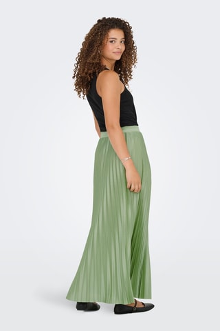 Jupe longue plissée - Vert clair