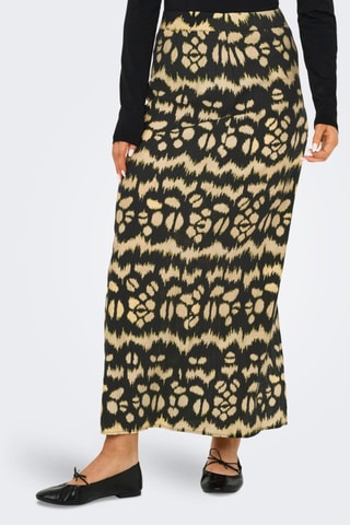 Jupe longue taille haute - Noir