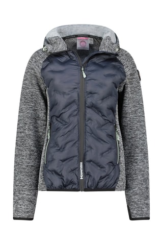 Veste polaire Tagadana - Gris chiné et bleu marine