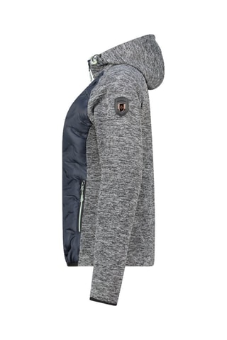 Veste polaire Tagadana - Gris chiné et bleu marine