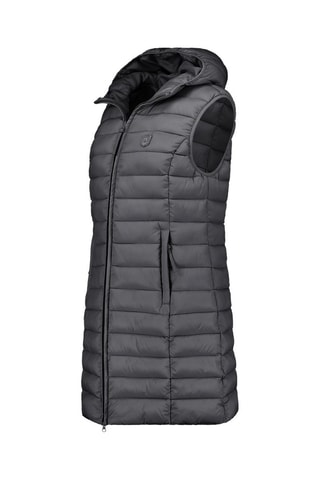 Doudoune longue sans manches Vamitalana - Gris foncé