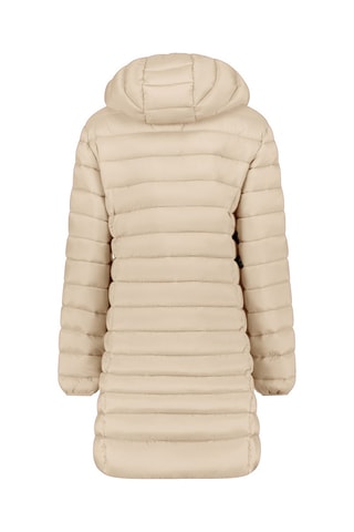 Doudoune longue à capuche Akitalana - Beige