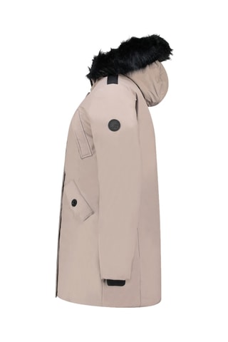 Parka à capuche Cherifana - Taupe