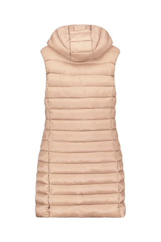 Doudoune longue sans manches Vakitalana - Beige