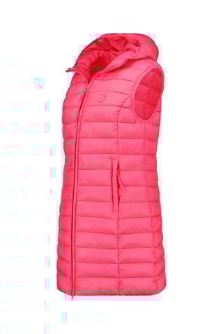Doudoune longue sans manches Vakitalana - Fuchsia