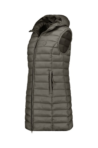 Doudoune longue sans manches Vakitalana - Kaki