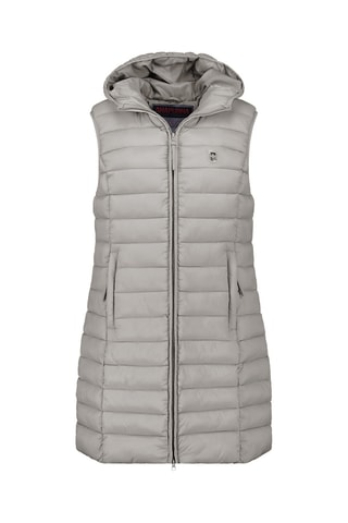 Doudoune longue sans manches Vakitalana - Gris clair