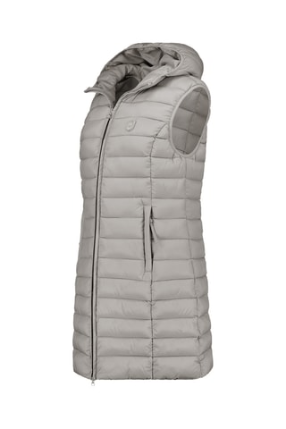 Doudoune longue sans manches Vakitalana - Gris clair