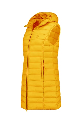 Doudoune longue sans manches Vakitalana - Moutarde