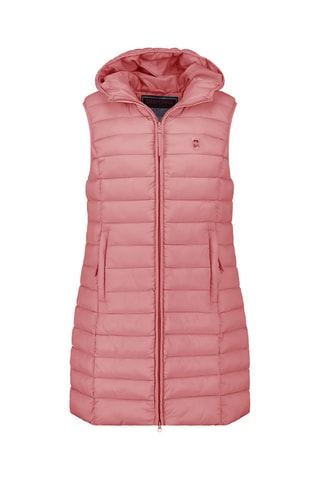 Doudoune longue sans manches Vakitalana - Vieux rose