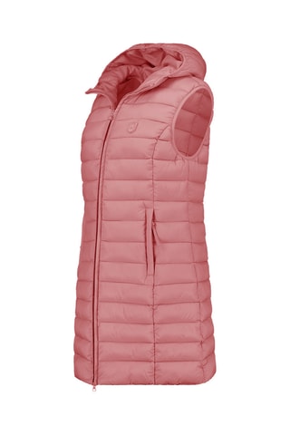 Doudoune longue sans manches Vakitalana - Vieux rose