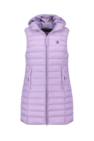 Doudoune longue sans manches Vakitalana - Mauve