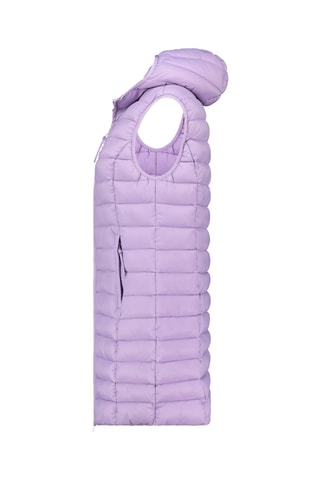 Doudoune longue sans manches Vakitalana - Mauve