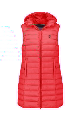 Doudoune longue sans manches Vakitalana - Rouge