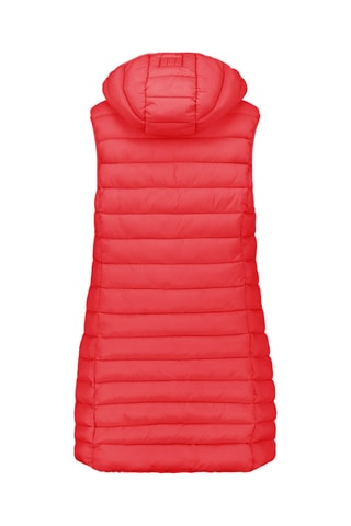 Doudoune longue sans manches Vakitalana - Rouge