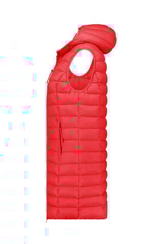 Doudoune longue sans manches Vakitalana - Rouge