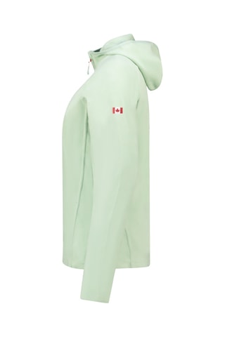 Veste polaire à capuche Tugoodana - Vert d’eau