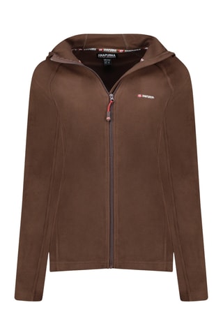 Veste polaire à capuche Tugoodana - Marron