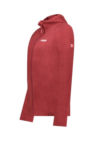 Veste polaire à capuche Tugoodana - Bordeaux