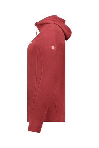 Veste polaire à capuche Tugoodana - Bordeaux