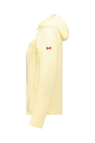 Veste polaire à capuche Tugoodana - Jaune