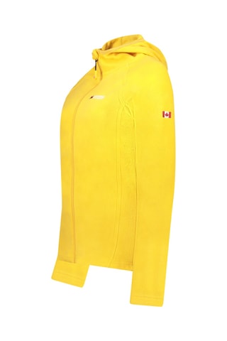 Veste polaire à capuche Tugoodana - Moutarde