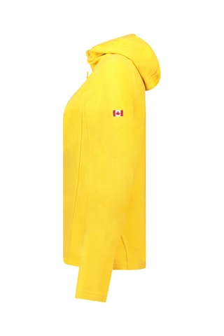 Veste polaire à capuche Tugoodana - Moutarde