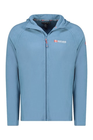 Veste polaire à capuche Tugoodana - Bleu pétrole
