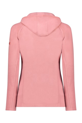 Veste polaire à capuche Tugoodana - Rose poudré