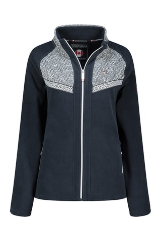 Veste polaire Urithana - Bleu marine et écru