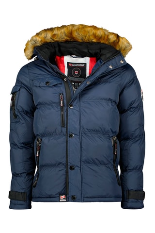 Parka à capuche Biwa - Bleu marine