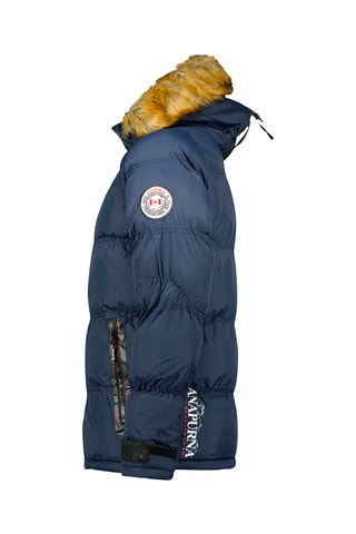Parka à capuche Biwa - Bleu marine
