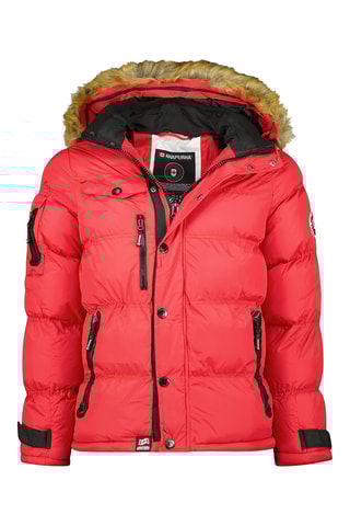 Parka à capuche Biwa - Rouge